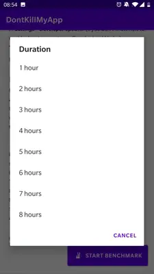 DontKillMyApp android App screenshot 0